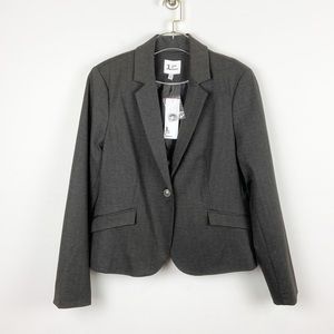 NEW Jules & Leopold Grey Knit Blazer Sz Large